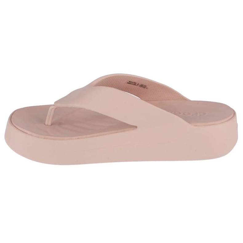Infradito Crocs Getaway Platform Flip 209410-6UR beige 1