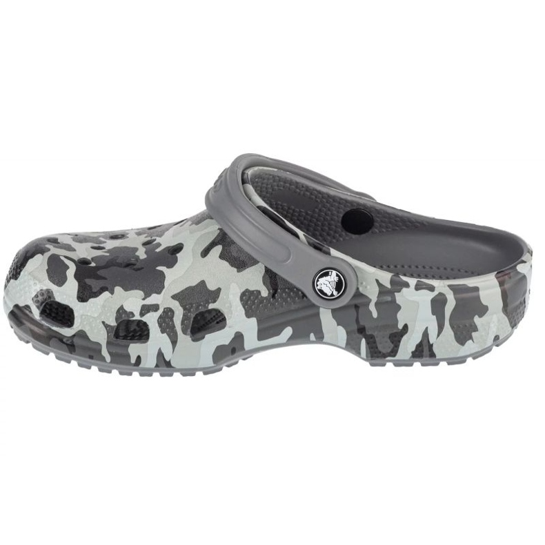 Infradito Crocs Classic Spray Camo Kids Clog 207594-097 grigio 1