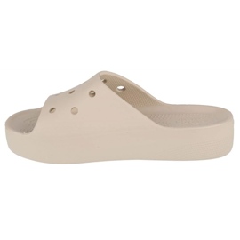 Infradito Crocs Classic Platform Slide 208180-2Y2 beige 1