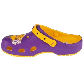 Infradito Crocs Classic Nba Lakers Clog 208650-75Y viola 1