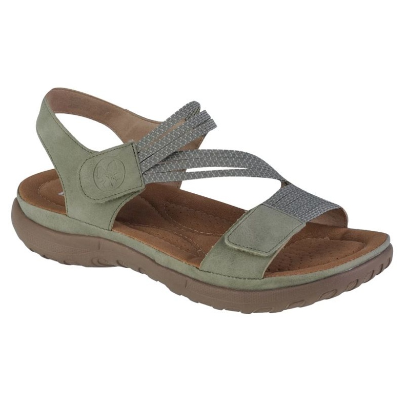 Sandali Rieker W 64870-52 verde 1