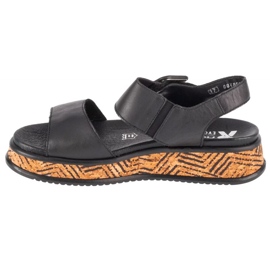 Sandali Rieker W W0800-00 nero 2
