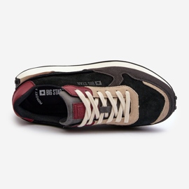 Scarpe da ginnastica da uomo Memory Foam System Big Star NN174357 Nere nero 1