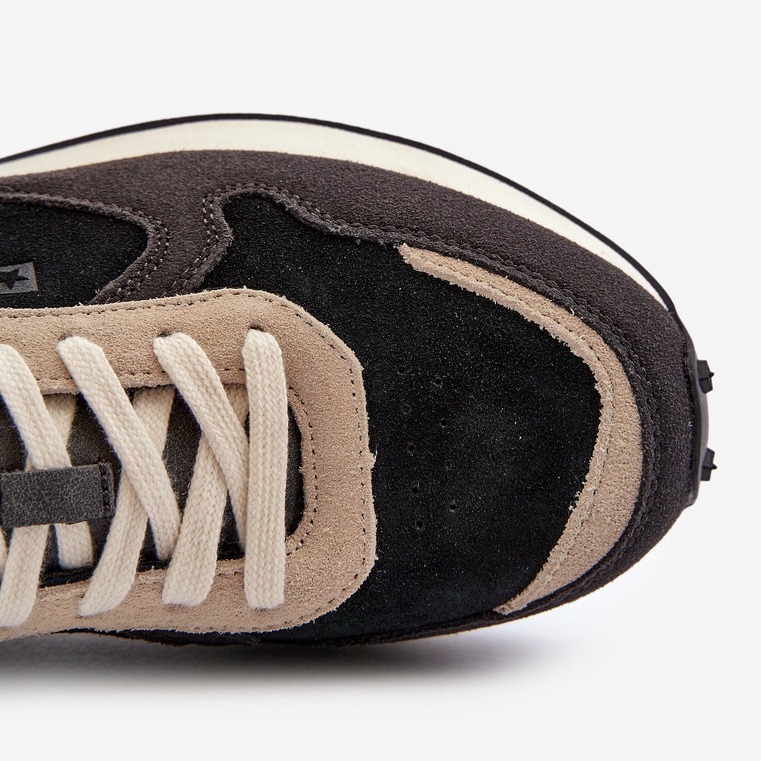 Scarpe da ginnastica da uomo Memory Foam System Big Star NN174357 Nere nero 2