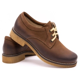 ButBal Scarpe in pelle da donna 656B marrone 2
