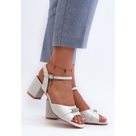 Vinceza Sandali Da Donna In Eco Pelle Con Tacco Alto Con Decori Narhi Argento 2