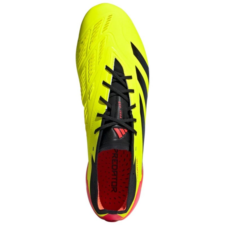 Scarpe da calcio Adidas Predator Elite Fg M IF5441 giallo 1