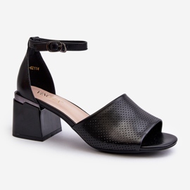 Vinceza Sandali con Tacco Alto da Donna, Realizzati in Eco Pelle, Horissa Nero 1
