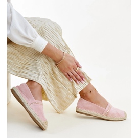 Espadrillas rosa con strass Abia 1