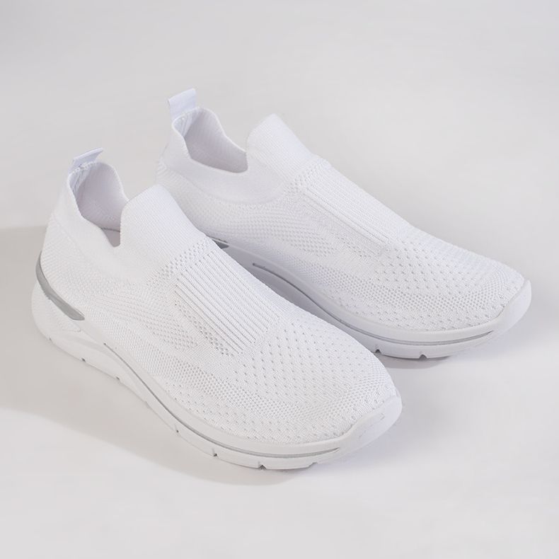 Scarpe fitness da donna bianche bianco 1