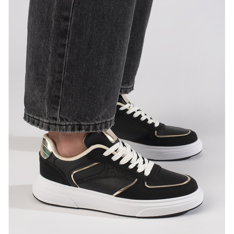 Scarpe da ginnastica nere da donna nero 2