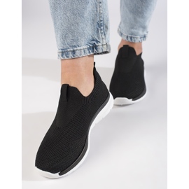 Scarpe sportive slip-on nere nero 1