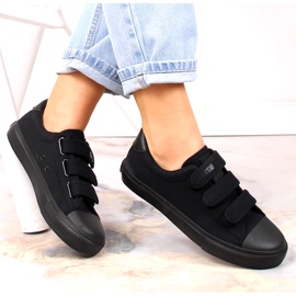 Sneakers Big Star INT1842D con velcro, nere nero 1