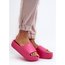 Infradito Da Donna Con Suola Spessa Fucsia Oreithano rosa 2