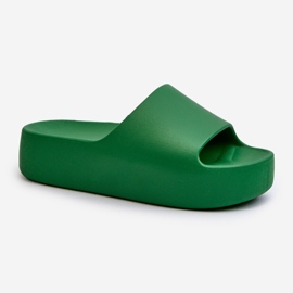 Infradito da Donna Con Suola Spessa, Colore Verde Oreithano 1