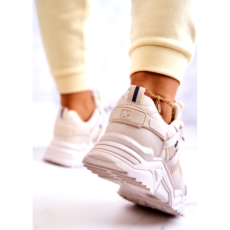 News Scarpe sportive da donna Sneakers Beige 2
