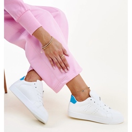 Sneakers Akila bianche e blu bianca 1