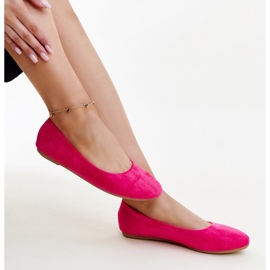 Ballerine rosa realizzate in eco suede Jala 1