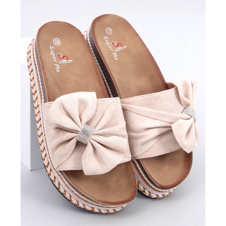 Infradito in sughero con suola colorata Servoz Beige 1