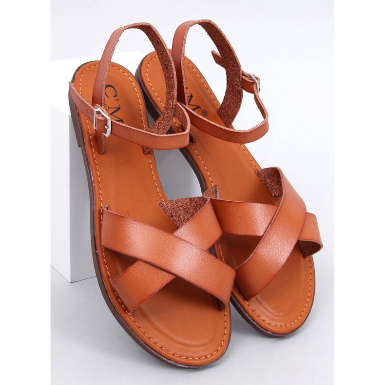Sandali da donna Herve Apricot marrone 1