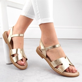 Sandali oro metallizzato da donna Filippo DS3702 d'oro 1
