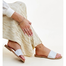 Infradito Anilsa argento lucido 1