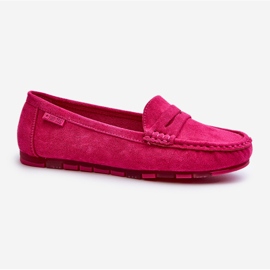 Mocassini da donna in ecopelle scamosciata Big Star NN274934 Memory Foam System Fucsia rosa 2