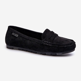 Mocassini da donna in ecopelle scamosciata Big Star NN274929 Memory Foam System neri nero 2