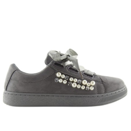 Sneakers Grigie Con Perle H99-11 Grigie grigio 1