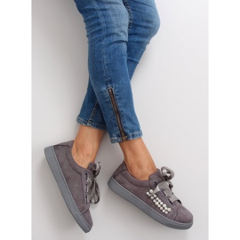 Sneakers Grigie Con Perle H99-11 Grigie grigio 2