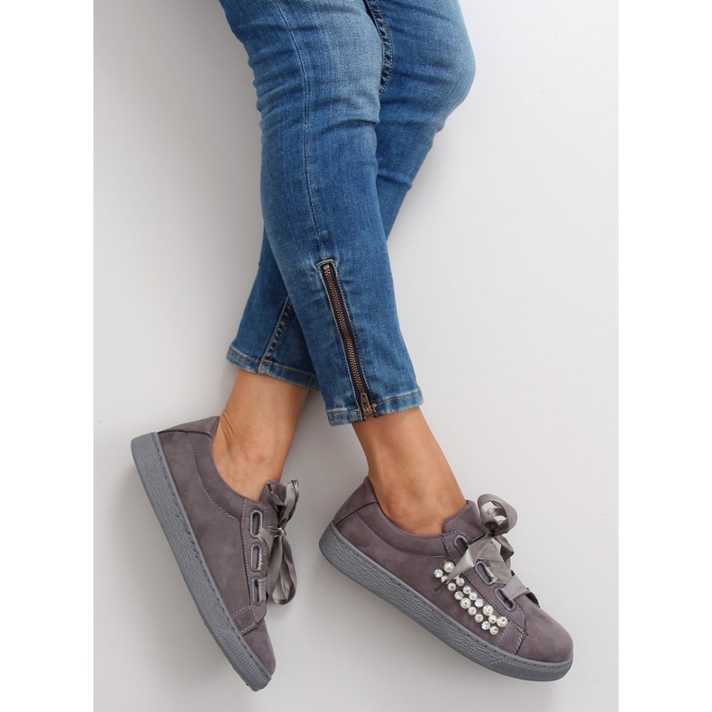 Sneakers Grigie Con Perle H99-11 Grigie grigio 2