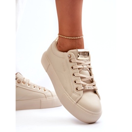 Sneakers da Donna Big Star NN274210 Beige 4