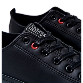 Sneakers da uomo in pelle Big Star JJ174005 nere nero 4