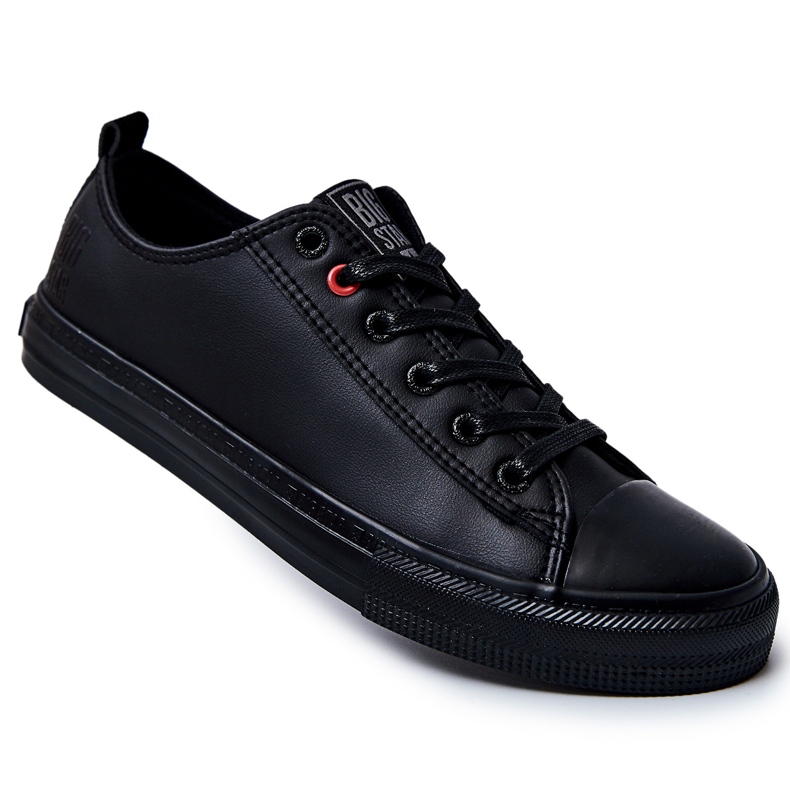 Sneakers da uomo in pelle Big Star JJ174005 nere nero 5
