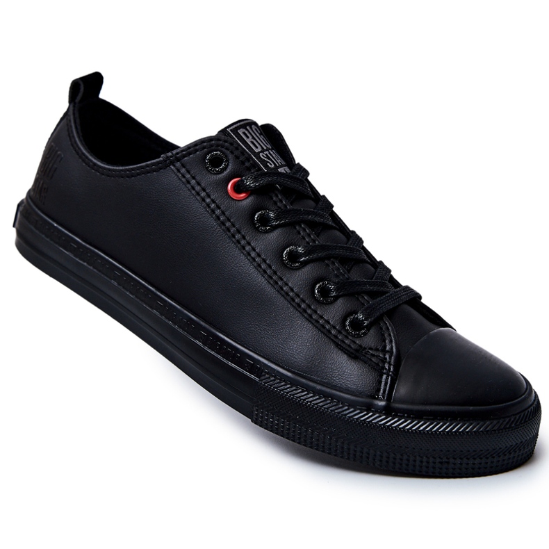 Sneakers da uomo in pelle Big Star JJ174005 nere nero 1