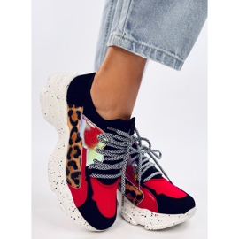 Agnes Red scarpe da ginnastica multicolore 2