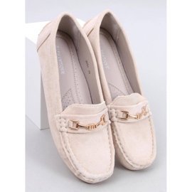 Mocassini da donna in camoscio Sourd Beige 1