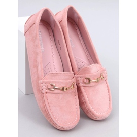 Mocassini da donna in camoscio Sourd Pink rosa 1