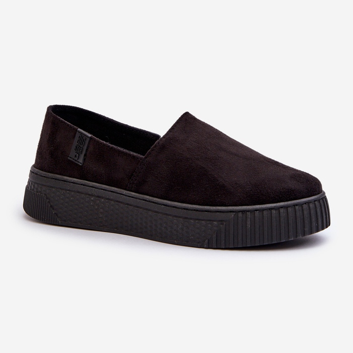 Big Star Scarpe da ginnastica con plateau da donna NN276010 Memory Foam System Nere nero 1