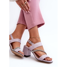 S.Barski Sandali eleganti con tacco alto da donna Viola D&amp;A MR38-549 1