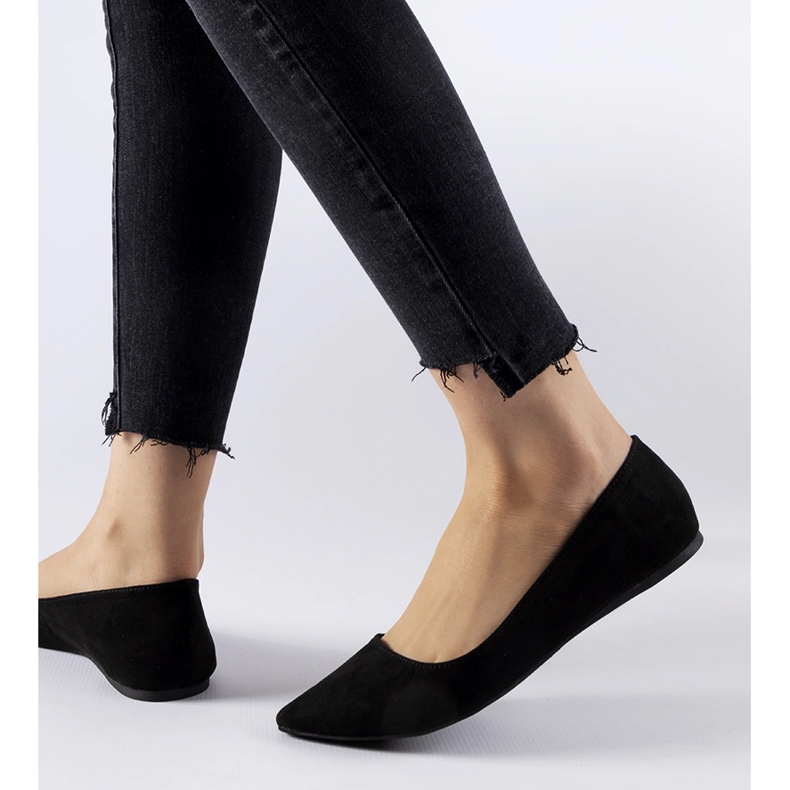 Ballerine nere a punta Riv nero 2