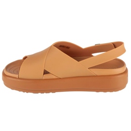 Sandali Crocs Brooklyn Luxe Strap W 209407-2U3 marrone 1