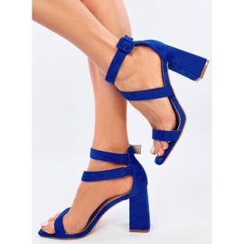 Sandali tacco alto Savoy Blu 2