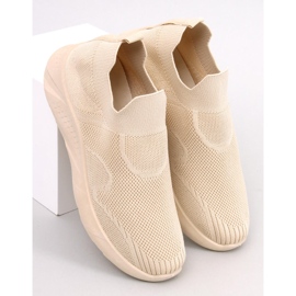 Scarpe sportive a calzino Goff Beige 1