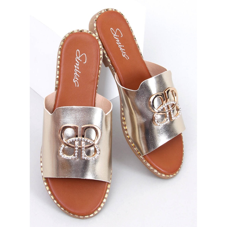 Infradito da donna Lafite Gold d'oro 1
