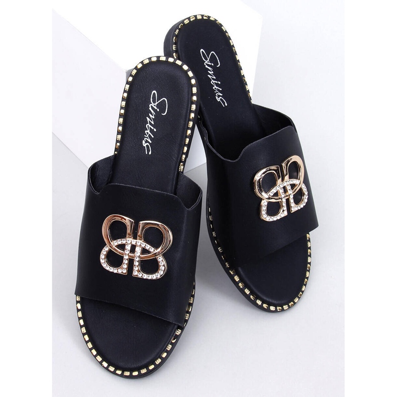 Infradito da donna Lafite nere nero 1