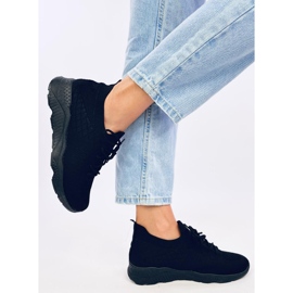 Scarpe sportive a calzino Tutto Allblack nero 2