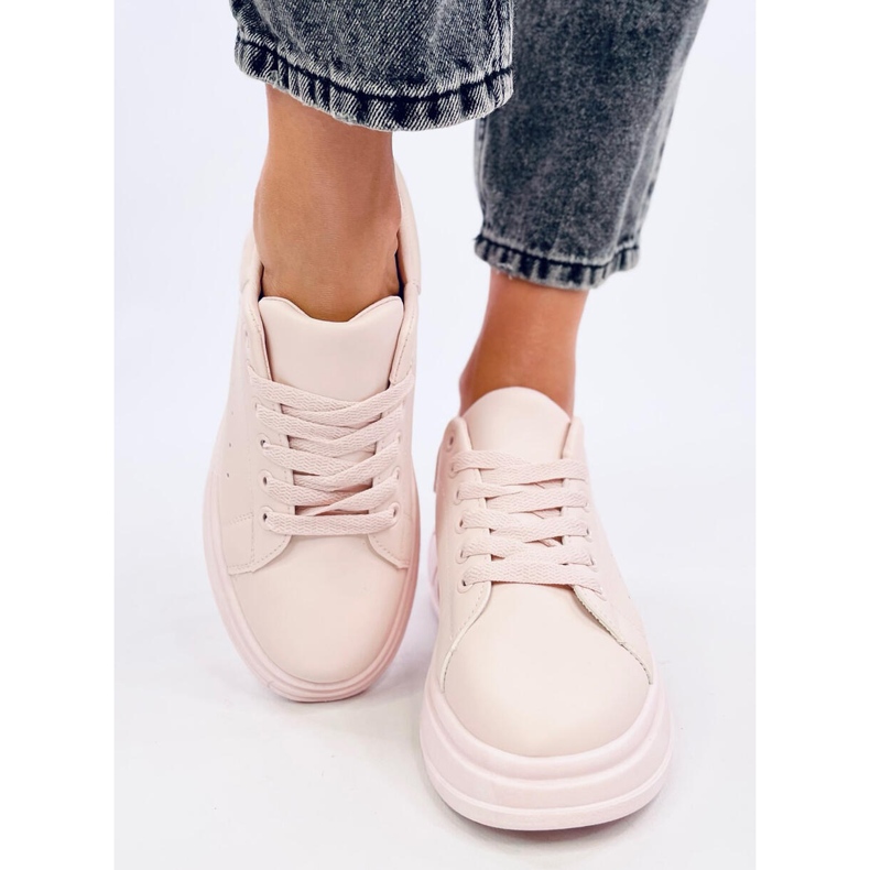 Scarpe con suola alta di Nebu Pink rosa 1
