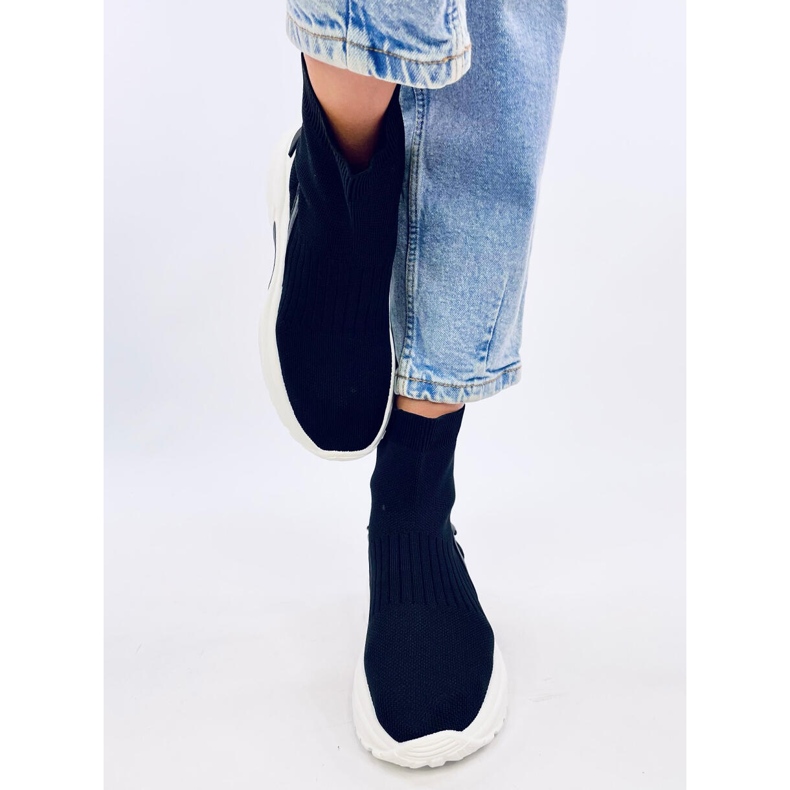 Gina Black Stivaletti a calzino nero 1