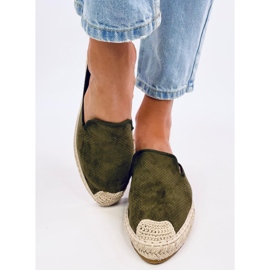 Ciabatte da donna espadrillas Carmen Green verde 1